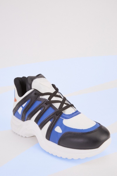 Contrasted Chunky Trainers