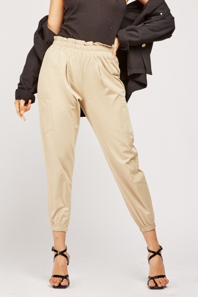 Paperbag  Waist Tapered Trousers