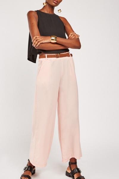 Wide Leg Light Weight Trousers