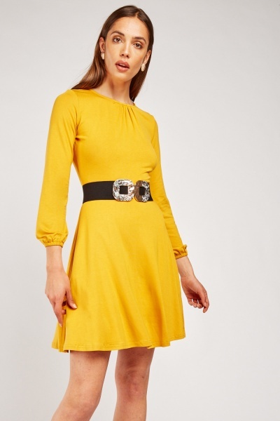 Long Sleeve Swing Dress