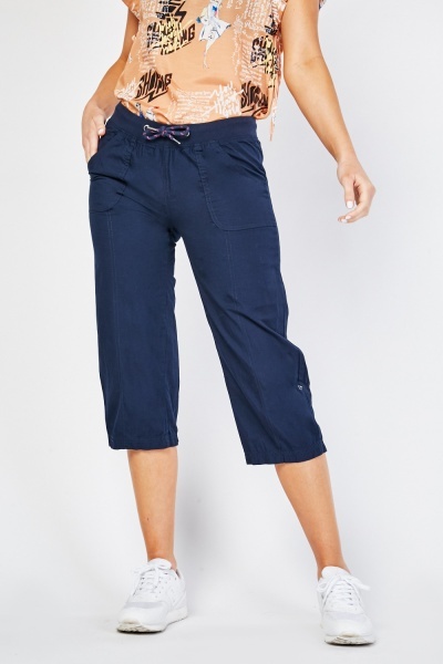 3/4 Sleeve Length Cotton Trousers