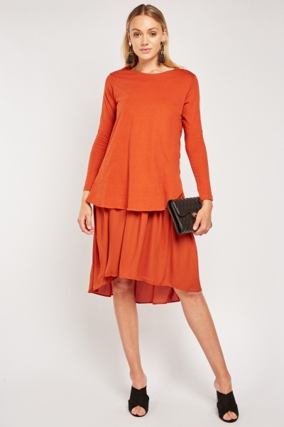 Long Sleeve Tiered Dress