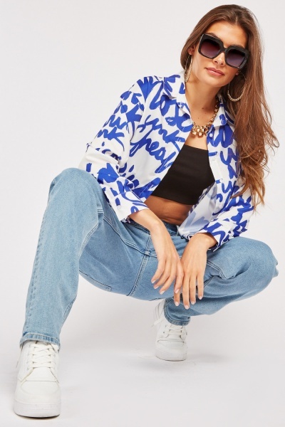 All Over Graphic Print Shirt