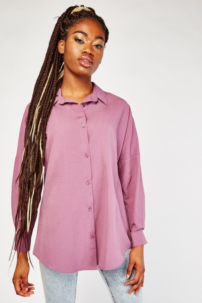 Long Sleeve Plain Shirt