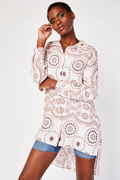 Moroccan Tile Print Shirt