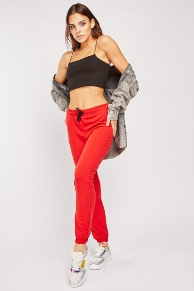 Fitted Ankle Cuff Jogging Bottoms