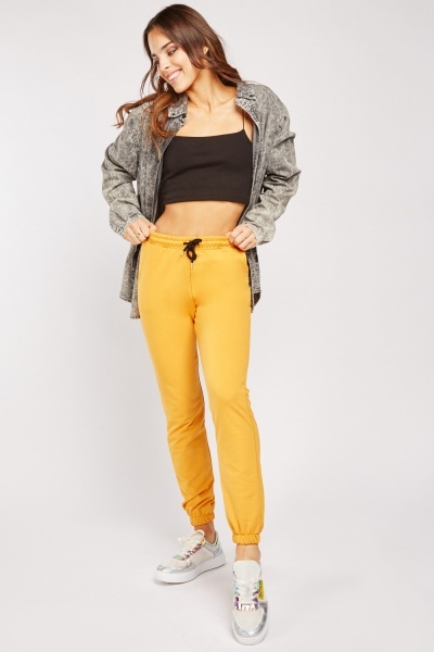 Fitted Ankle Cuff Jogging Bottoms