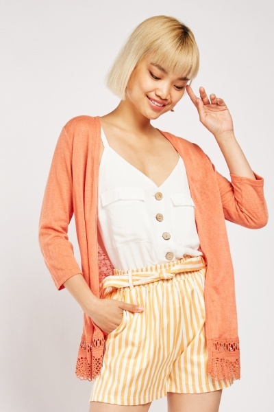 Image of Broderie Anglaise Cardigan