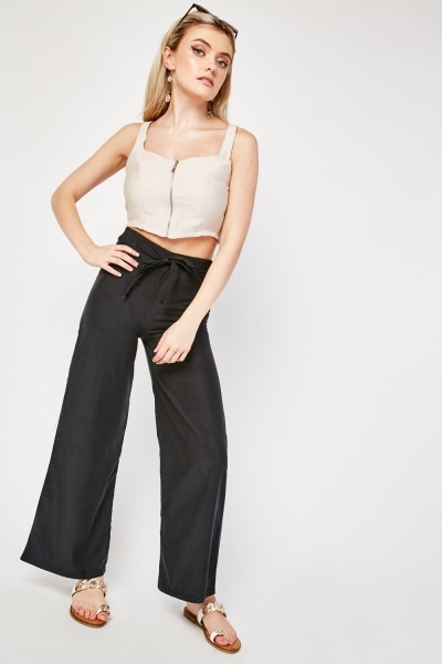Straight Fit Casual Trousers