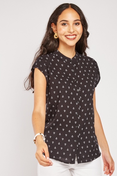 Mini Anchor Print Top