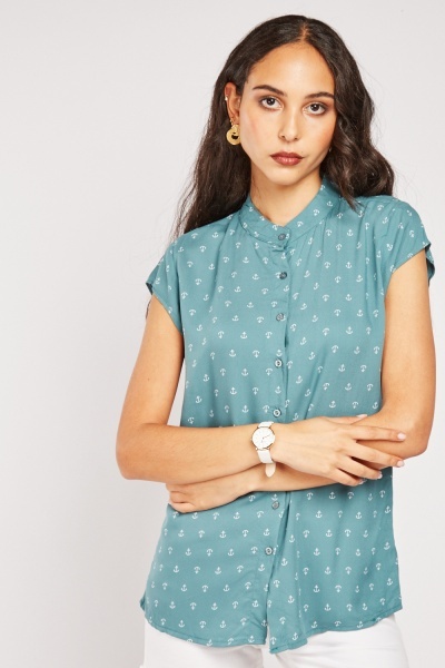 Mini Anchor Print Top