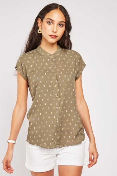 Mini Anchor Print Top