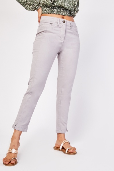 Cropped Skinny Trousers