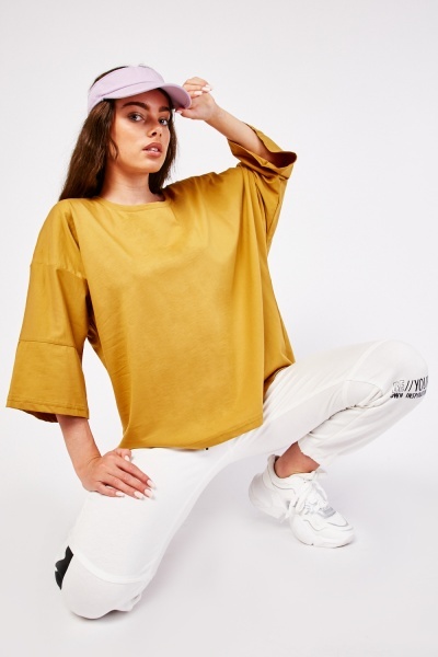 Slouchy Oversized Plain Top