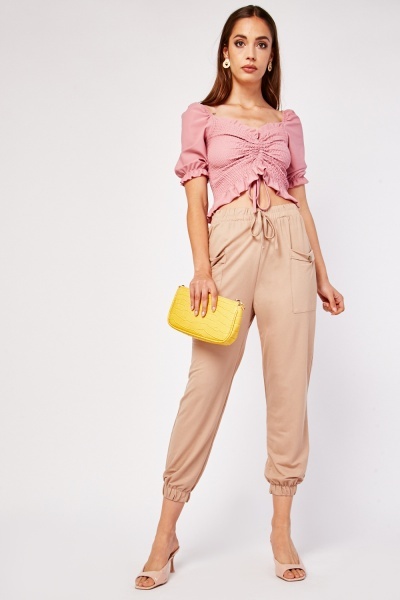 Light Weight Elasticated Ankle Trousers