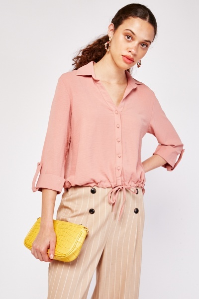 Collar Button Up Blouse