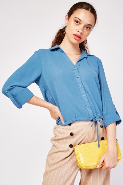 Collar Button Up Blouse