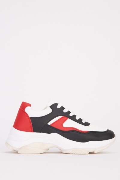 Chunky Colour Block Trainers