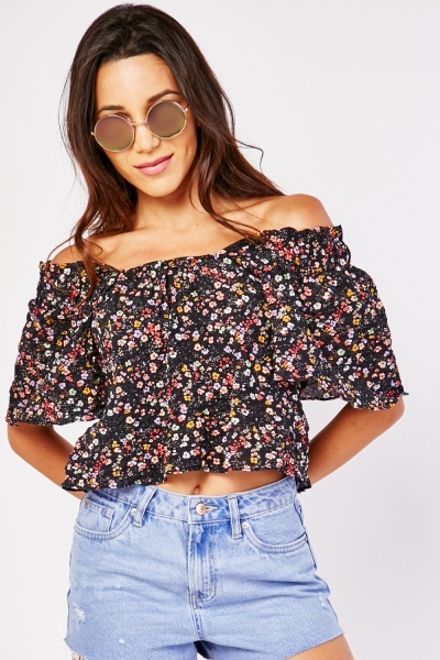 Printed Textured Blouse