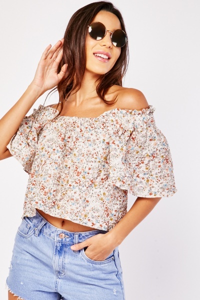 Printed Textured Blouse