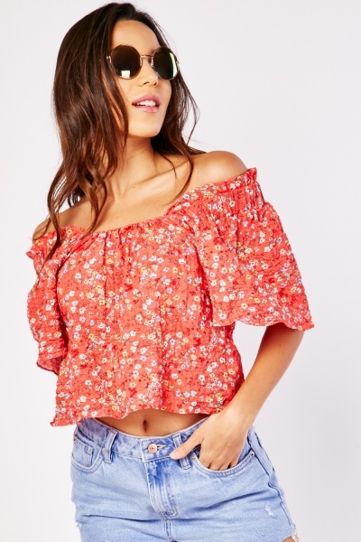 Printed Textured Blouse