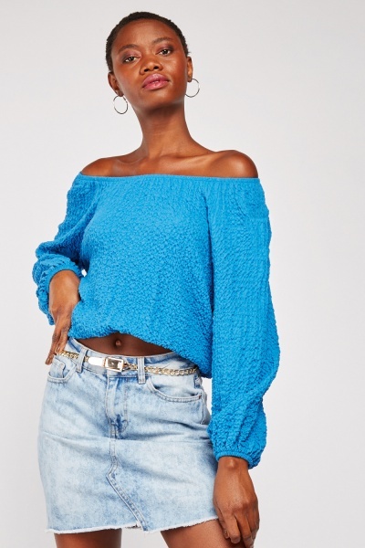 Crinkled Textured Top