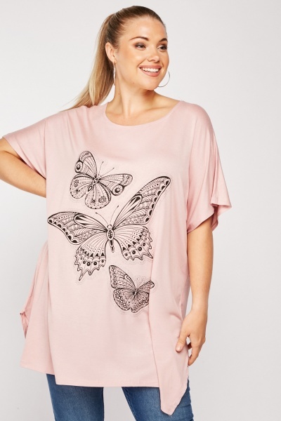 Butterfly Printed Top