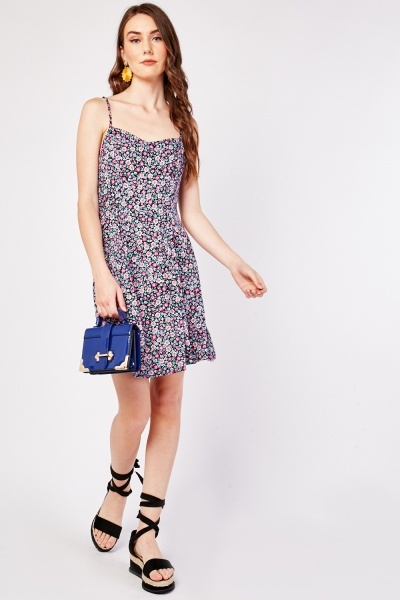 Ditsy Floral Mini Summer Dress