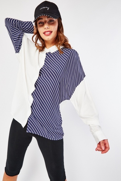 Striped Contrast Shirt