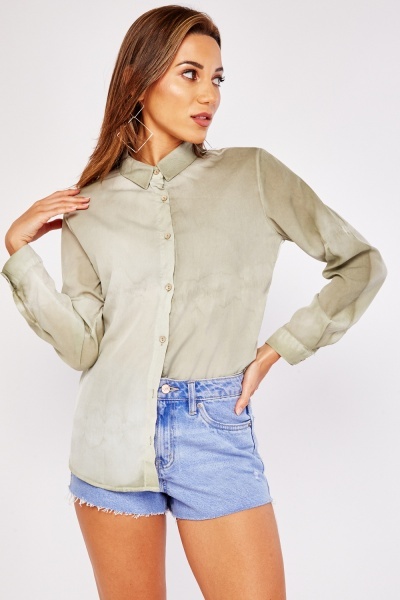 Faded Long Sleeve Shirt