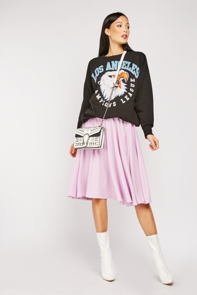 Circular Midi Skirt