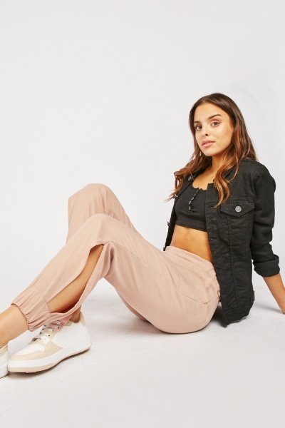 Side Slit Detail Trousers