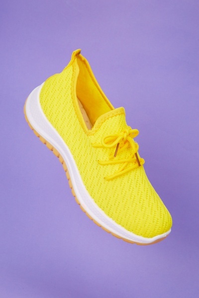 Slip On Knit Trainers