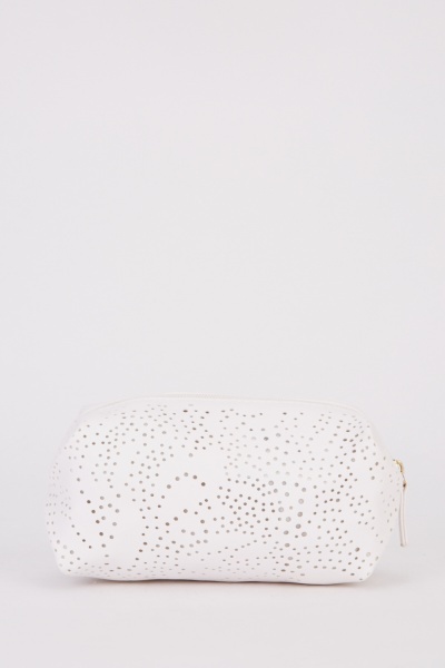 Perforated Cosmetic Small Bag