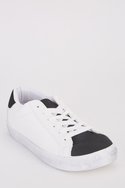 Contrasted Sole Casual Plimsolls
