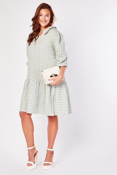 Johnny Collared Gingham Print Dress