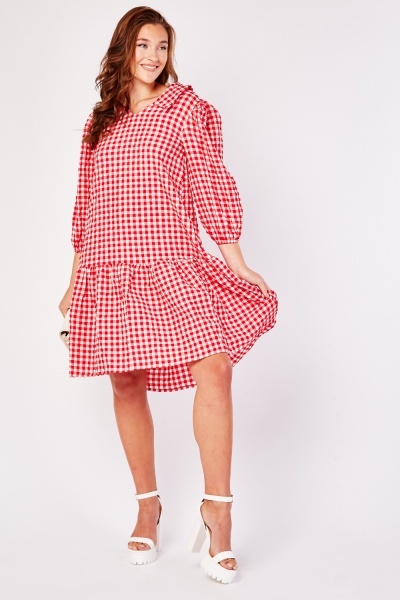 Johnny Collared Gingham Print Dress