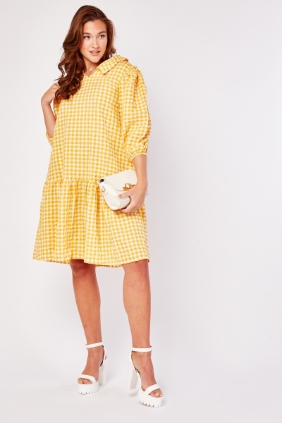 Johnny Collared Gingham Print Dress