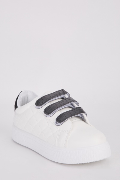 Diamond Quilted Platform Sneakers