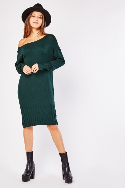 Long Sleeve Casual Jumper Dress