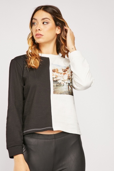 Fashion Photography Print Sweatshirt