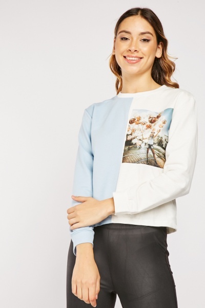 Fashion Photography Print Sweatshirt