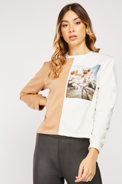 Fashion Photography Print Sweatshirt