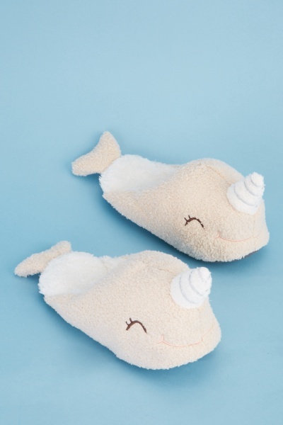 Whale Comfy Indoor Slippers