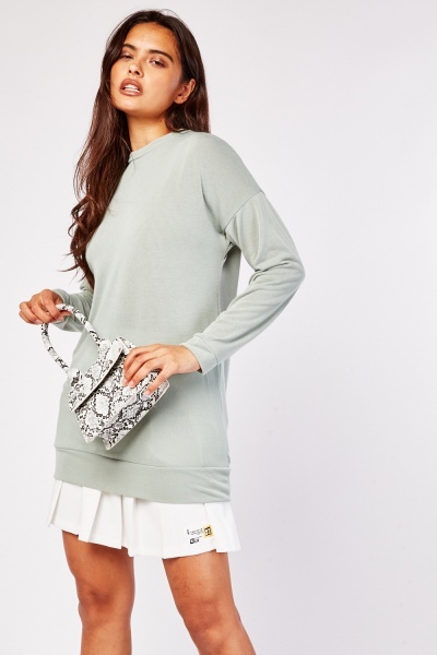 Long Sleeve Pullover In Jade