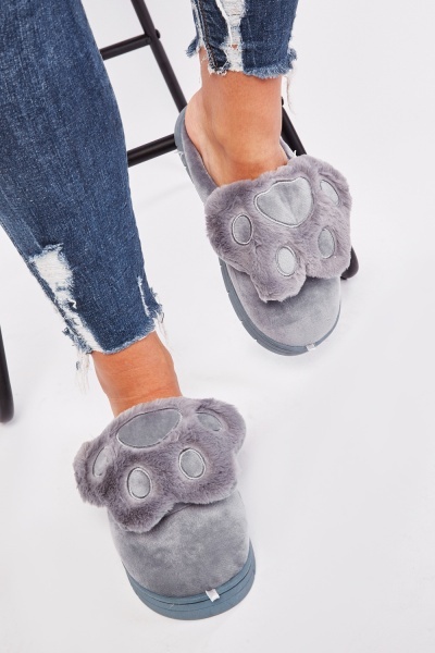 Paw Pattern Indoor Slippers