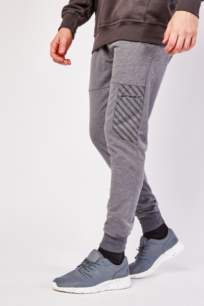 Side Printed Super Slim Fit Mens Joggers