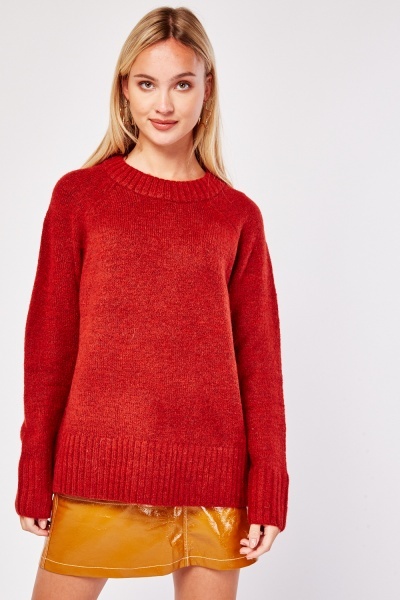 Soft Knit Round Neck Jumper