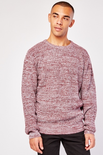 Speckled Knit Mens Jumper