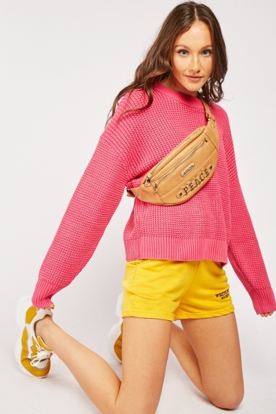 Textured Cotton Knit Jumper